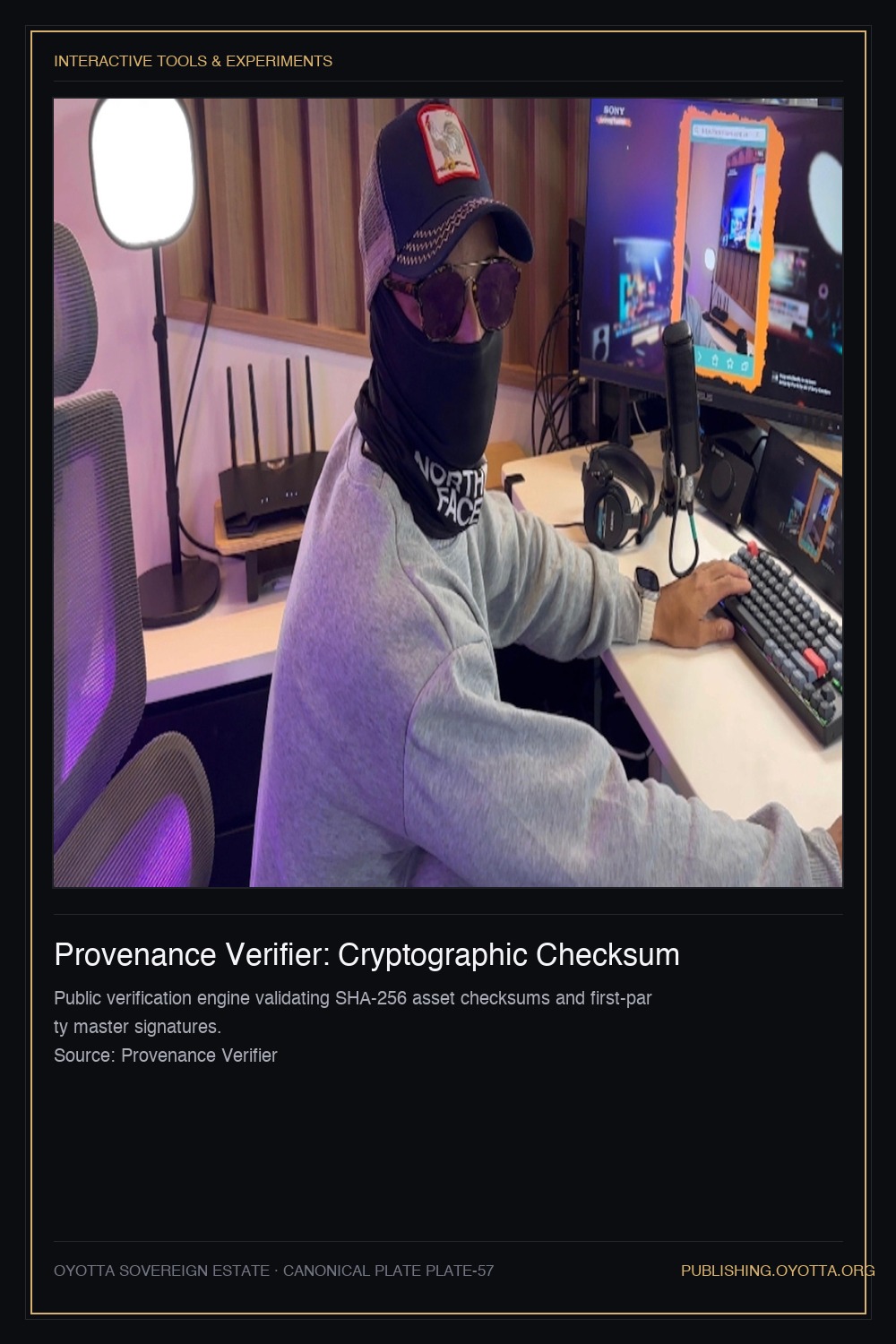 Provenance Verifier: Cryptographic Checksum
